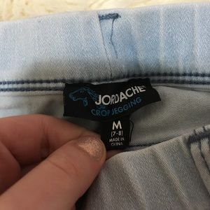 Cropped jeggings size 7-8 m